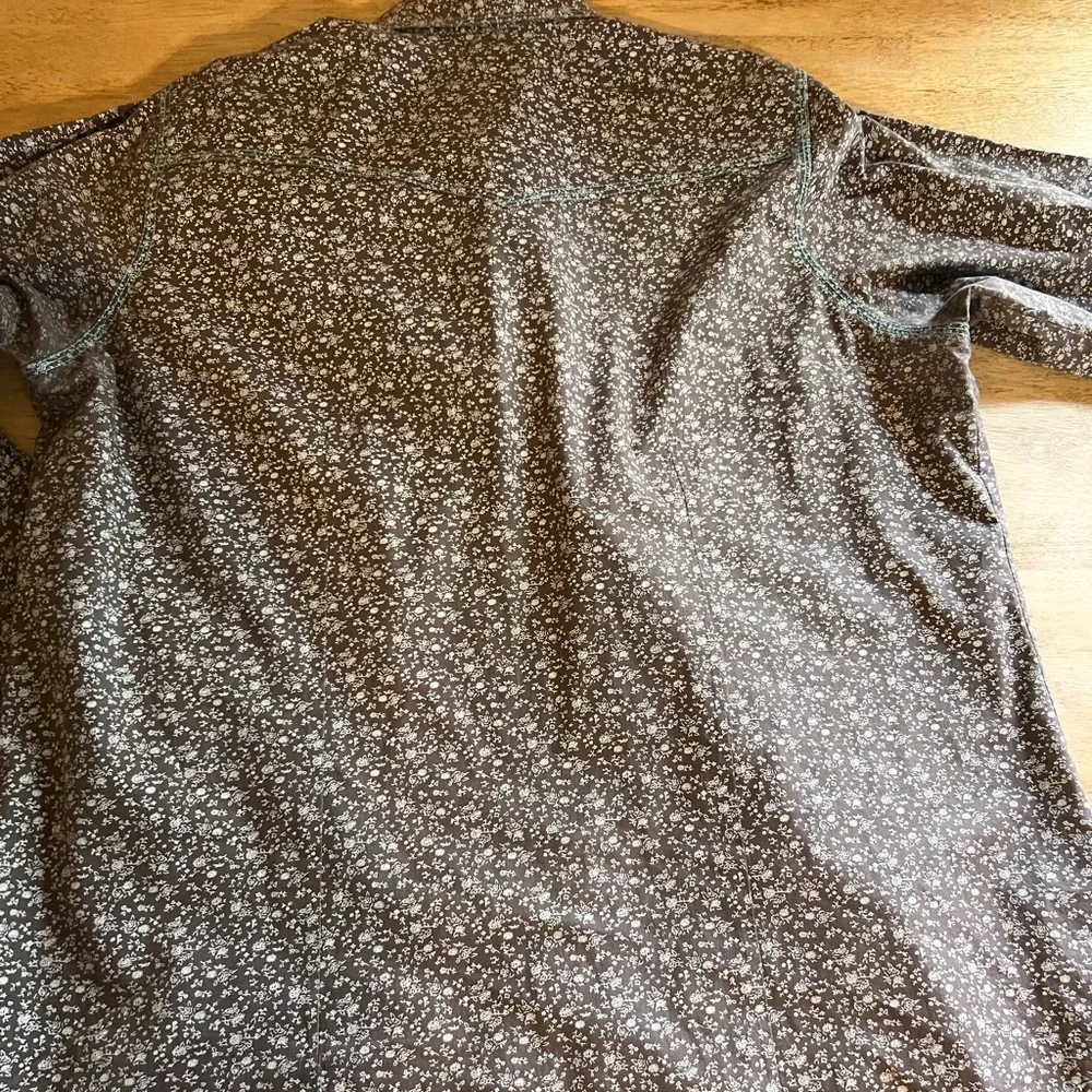 Wired Heart Womens Sz Extra Large Western Pearl Snap Ranch Wear Blouse Shirt Top - Picture 4 of 4